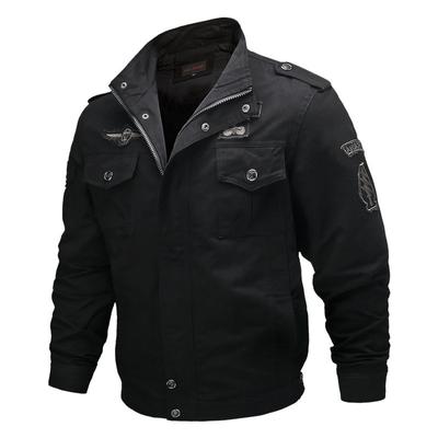 Herbst- und Winter Herren Freizeitjacke Militärische Werkzeugjacke Mittel und Lang Übergröße Trenchcoat Jacke