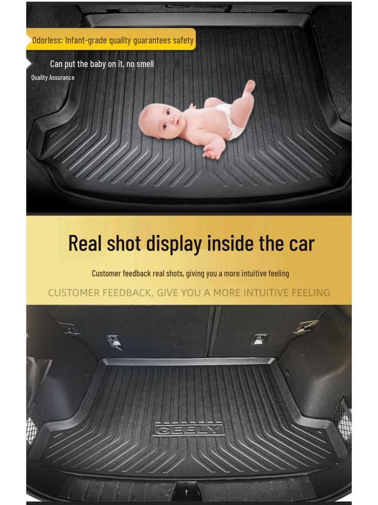 Ji Yue 07 TPE Rear Trunk Mat for Interior Modification