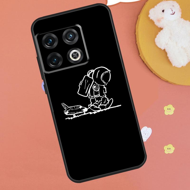 Cartoon Space Astronaut Case For OnePlus 13T 10T 8T 12R 13R 15 13 12 11 9 10 Pro Nord CE 5 2 3 4 Lite N20 N30 Funda