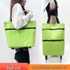 Foldable Wheeled Shopping Trolley Bag: Large Capacity Grocery Handbag