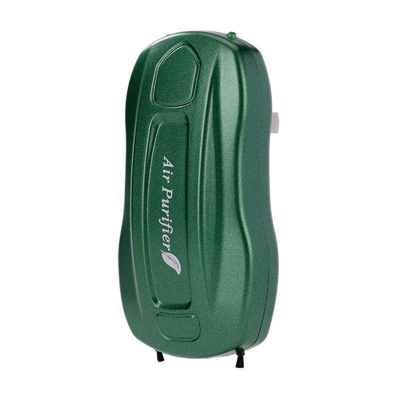 Compact USB Air Purifier & Bathroom Deodorizer with Negative Ion Technology зелёный