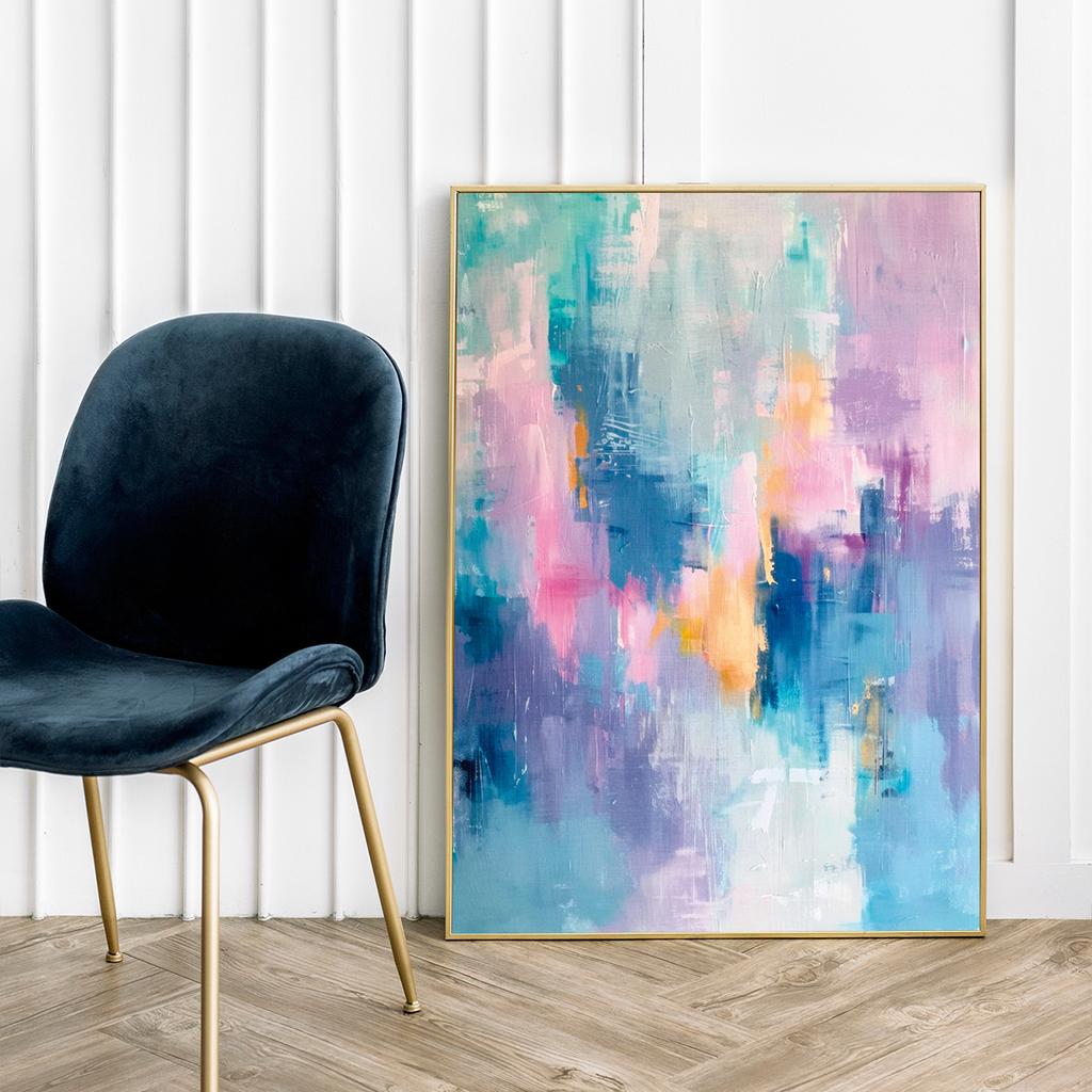 Plakat abstrakcja malarska