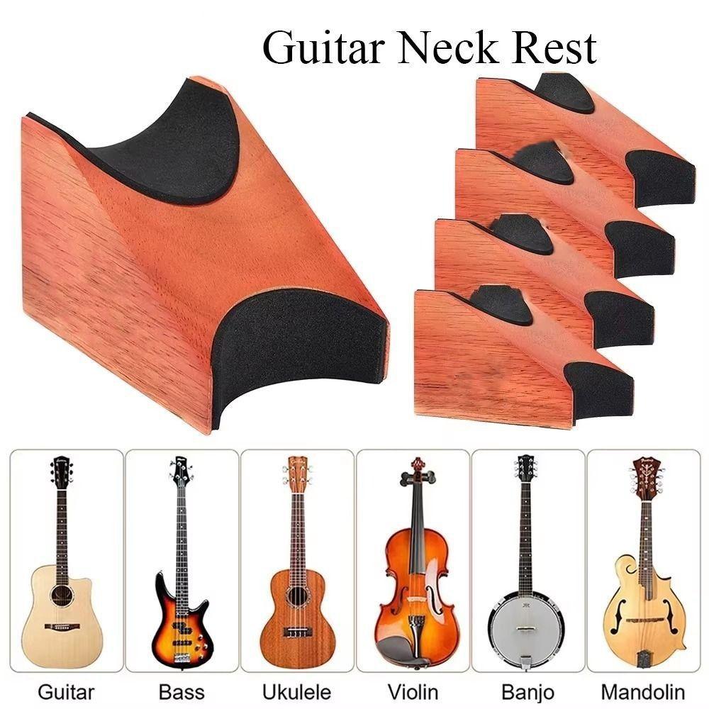 Support Pillow Guitar Neck Rest Mahogany Material Guitar Neck Stand Holder  Guitar Accessories