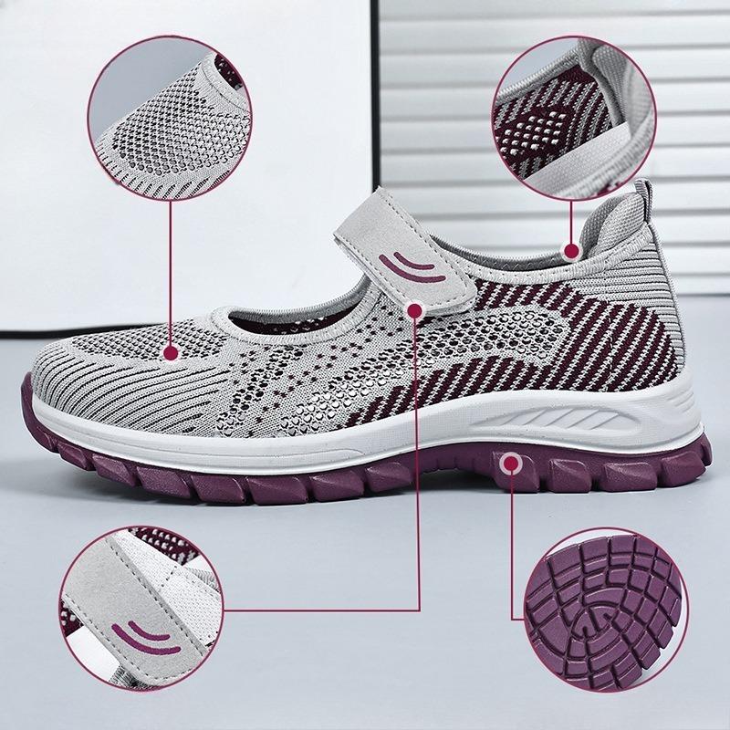 New Women's Walking Shoes, Breathable Shoes, Velcro Women's Shoes