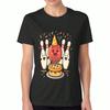 Bowling Verjaardagsfeest uniseks Katoenen T-shirt, Premium Katoen Kwaliteit Print, Duurzaam, Casual En Modieus, Bevat Een Leuke Bowling Kegel En Bal Celeb