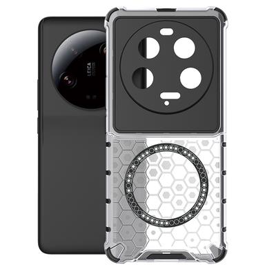 For Xiaomi 13 Ultra 5g Magnetic Ring Back Cover Phone Case Magsafe Ring Wireless Charge Lens Protect Shockproof Coverage Cases