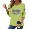 Women's Casual Fashionable Sexy Comfortable Neck Three-Quarter Sleeve Top