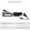 2Pc 12V LED Licence Number Plate Light CAN-Bus Error Free 3D0943021A For Golf V For For Passat For Skoda For Sedan For SEAT