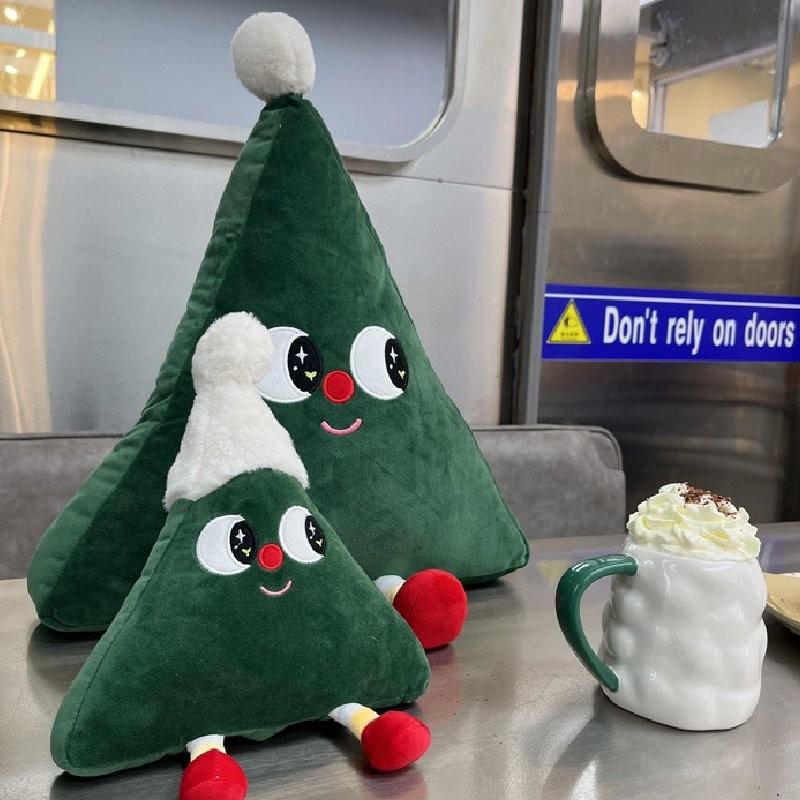 Christmas Tree Xmas Cartoon Plush Toy Doll Cushion Pillow Decorations Festival
