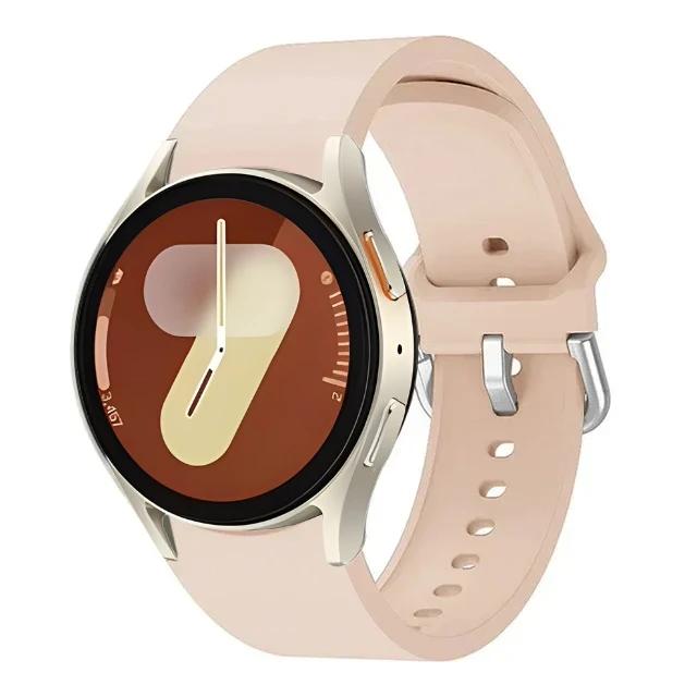 Oryginalny Silikonowy Pasek Do Samsung Galaxy Watch 7/6/5/4 44mm 40mm 5 Pro Sportowa Bransoleta Galaxy Watch 6 4 Classic 47mm 43mm Pasek