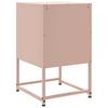 Nightstand Pink 36 x 39 x 60.5 cm Steel