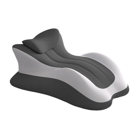 

Подушка для сідниць для пар 3D вигнута хвиляста подушка для спини підтримка в різних положеннях клинова подушка з піни з ефектом пам яті для лежання та сидіння інтимність пар A світло-сірого кольору