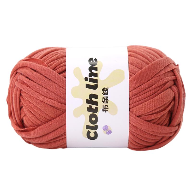 100g/Rolle Stoffstreifen Garn Handgemachter Bär DIY Häkelmaterial Tasche Geschenk Kissen Teppich Flauschiger Garnball Baumwolle Häkelzubehör