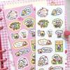 Korean Cute Hand-Drawn Doodle Rabbit Stickers for DIY Decoration