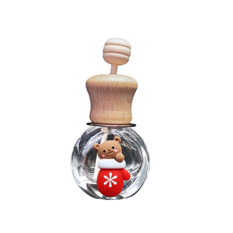 Creative Car Air Vent Perfume Clip - Christmas Ornament and Aromatherapy Bottle