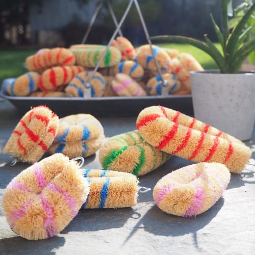 Kamenoko Tawashi Nishio Shoten Striped Mini Mini N Red