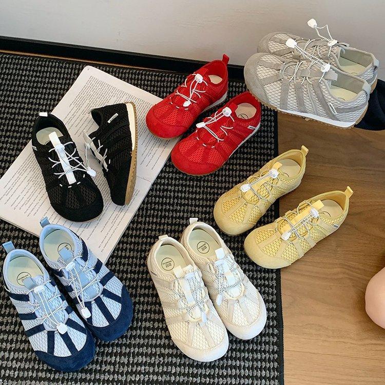 Super Soft and Breathable~ Flat-bottomed Ballet Training Shoes for Women's 2025 Summer Thin Mesh One-pedal Sports and Leisure Shoes