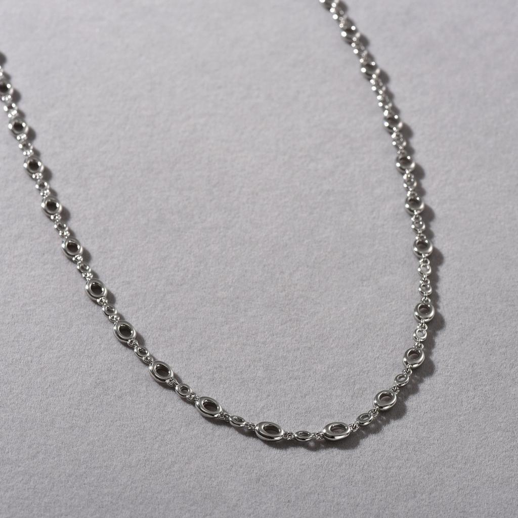 Unique Personality, Niche Design, High-Grade Metal O-Shaped Oval Long Clavicle Chain, Fashionable And Simple Necklace, Women