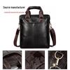 Borsdanton Men's Genuine Leather Crossbody Business Briefcase and Handbag