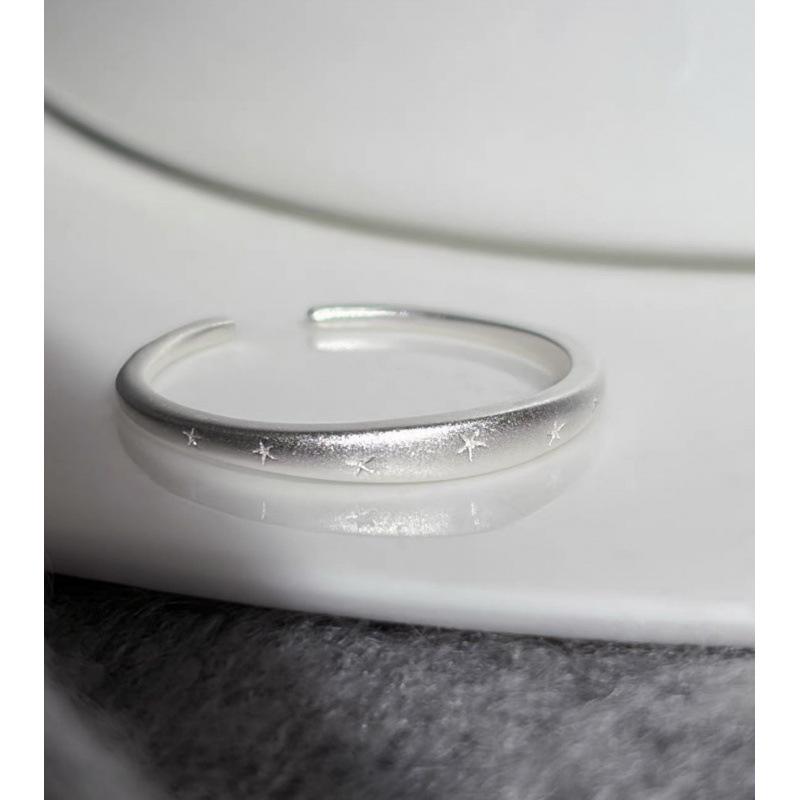

Vintage Matte Star Adjustable Women’s Ring - Simple & Versatile Style Open Adjustable
