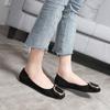 Fashion Flat Shoes for Women 2025 New Spring and Autumn Black Flat Bottom Work Large Women's Shoes Loafers Women Zapatillas Mujer