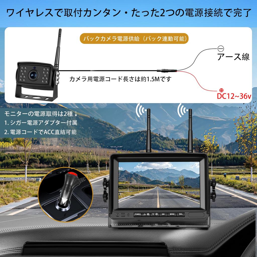 Ασύρματη οθόνη κάμερας οπισθοπορείας 24v οθόνη οπισθοπορείας φορτηγού με BSD τυφλό σημείο DIY IPS εγγραφή αδιάβροχη και ανθεκτική στη σκόνη νυχτερινή όραση ιαπωνικό μενού 5x