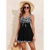 Women S Skirted Tankini Conservative Separate Swimwear For Swimming