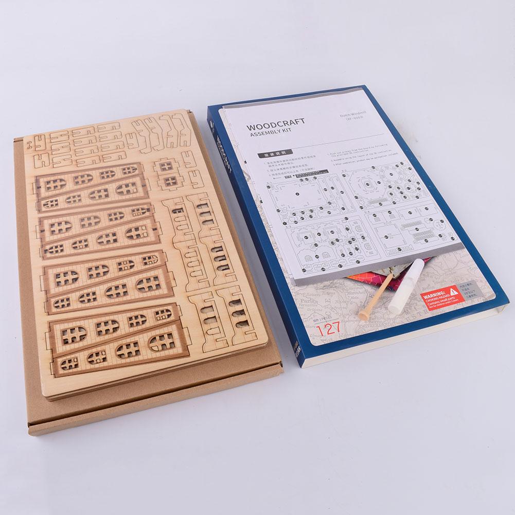 Kit Fai Da Te Mulino A Vento Solare In Legno | Giocattolo Educativo STEM Per Bambini 8+ | Puzzle 3D Con Pannello Solare - 5