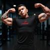 GYMSHARK Shark Short Sleeve Fitness T-shirt - Breathable, High Elasticity, Quick Dry.