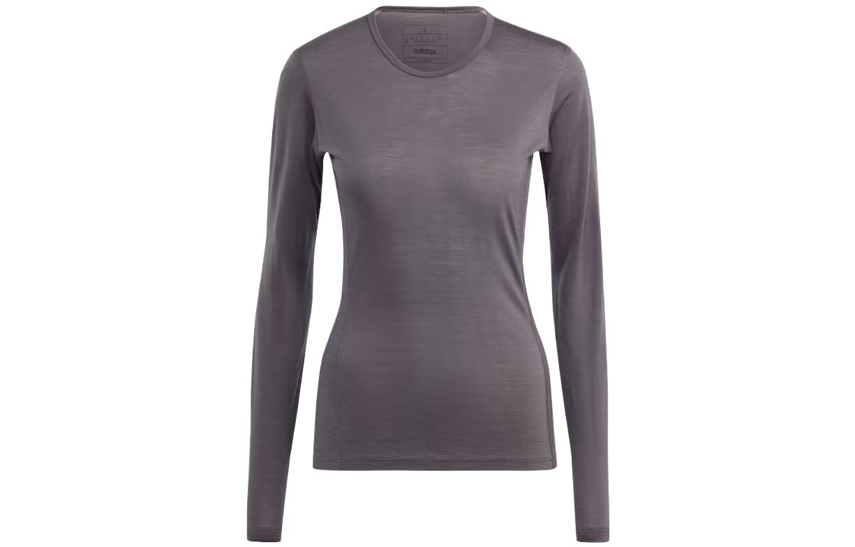 Adidas Free Shipping With AdiClub Terrex Xperior Merino 150 Baselayer Long Sleeve Tee HZ8558 M