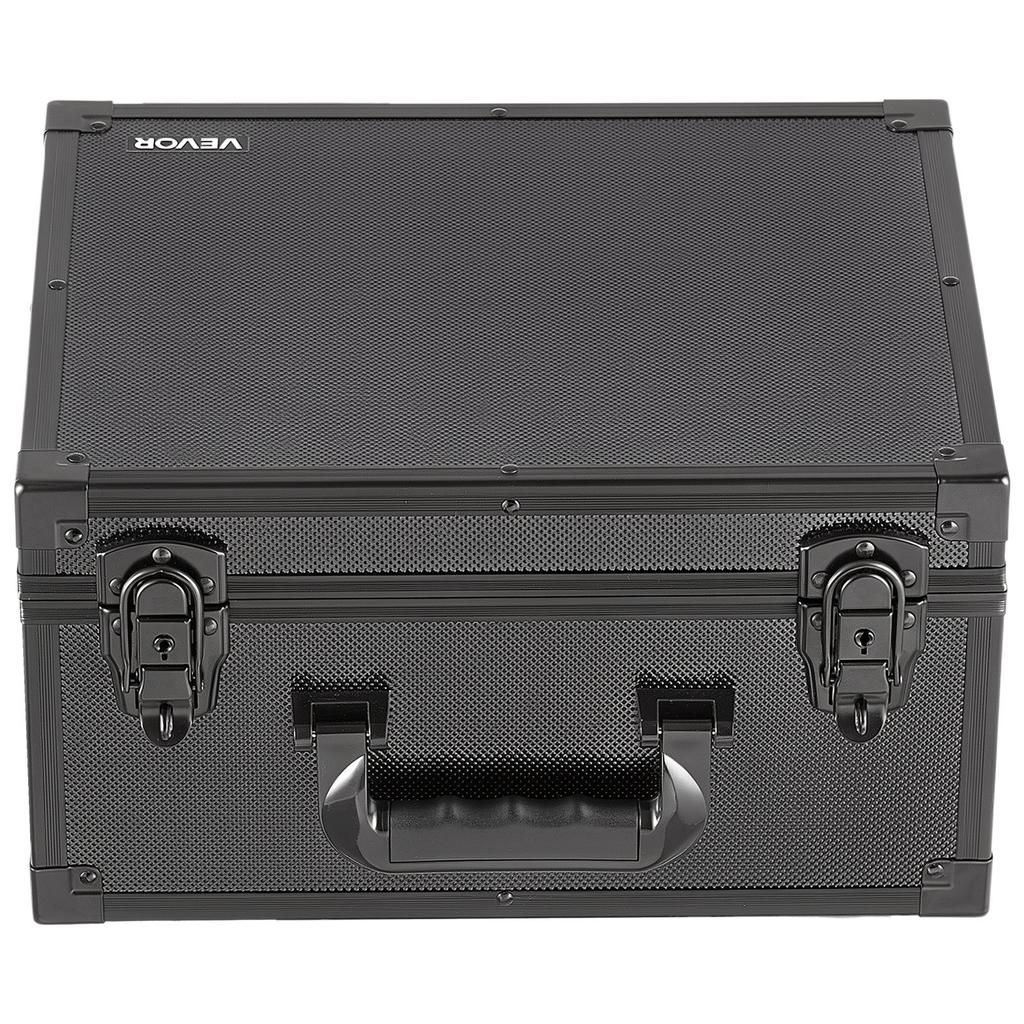 Graded Card Case 3 Row 180 PSA Slab Storage Box with Mechanical Lock, Baseball Sports Trading Cards Holder Collector with 12 Dividers, Holds 120 SGC