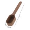 Small Wooden Spoon for Salt Coffee Tea Sugar Seasoning Condiments Portable Compact Multi-Function Kitchen Tea Scoop Household