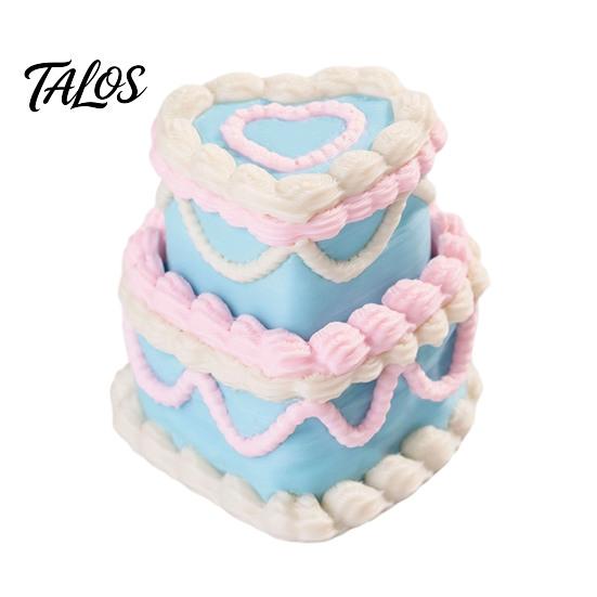 Desktop Ornaments Birthday Cake Stress Toy, Cute Dessert Decompression Fidget for Toys Adults Desk, Novelty Squeeze Gift Car, Office Decor Relief