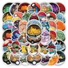 55PCS Pet Ball Cartoon Cute Graffiti Stickers Waterproof Decor Phone Handbooks Luggage Stationary Stickers
