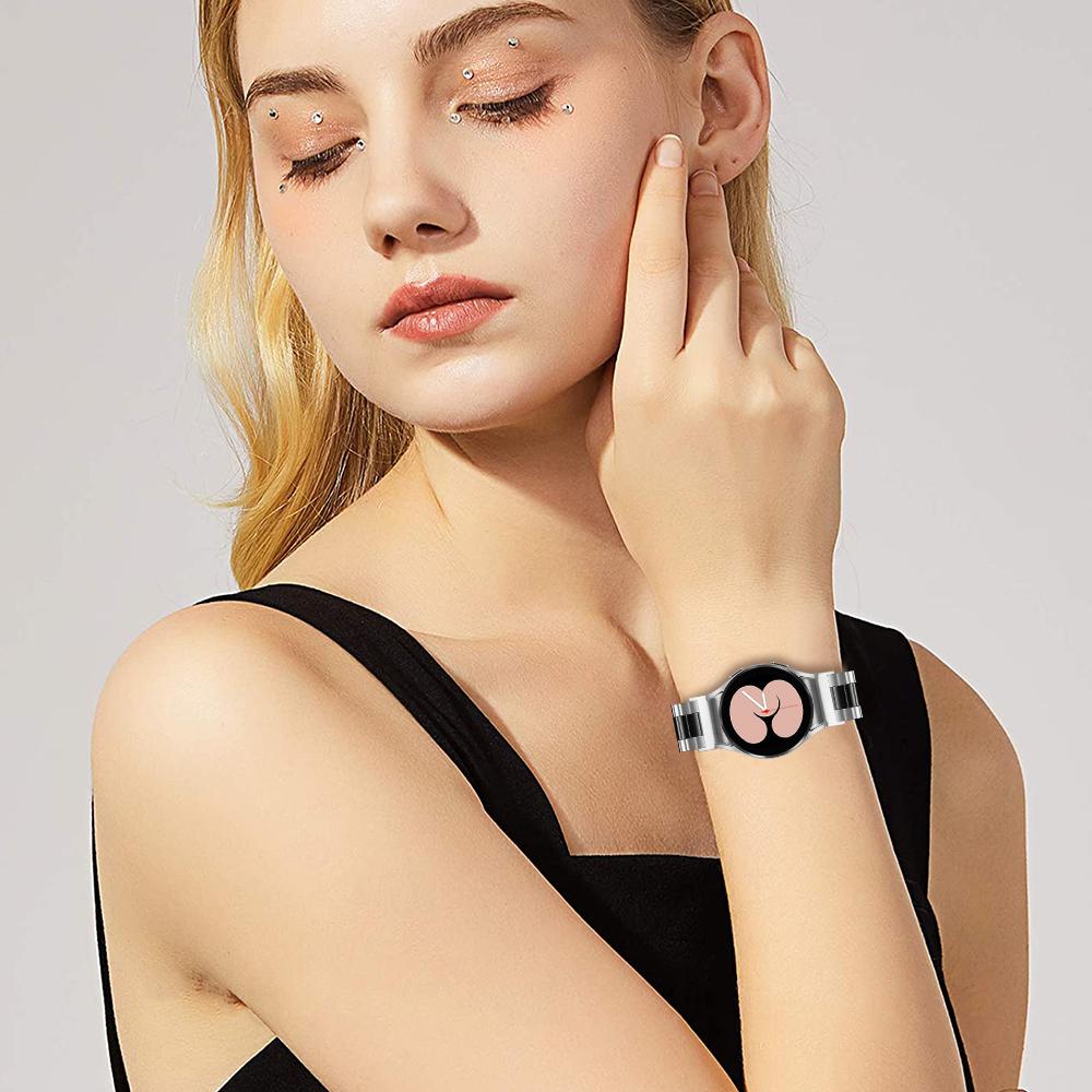 Для Samsung Galaxy Watch7 40 мм 44 мм ремешок с быстросъемным креплением из нержавеющей стали