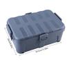 Outdoor Power Connection Box with Clear Lid Weatherproof Outdoor Cable Safety Box Portable Box for Timers & Plugs