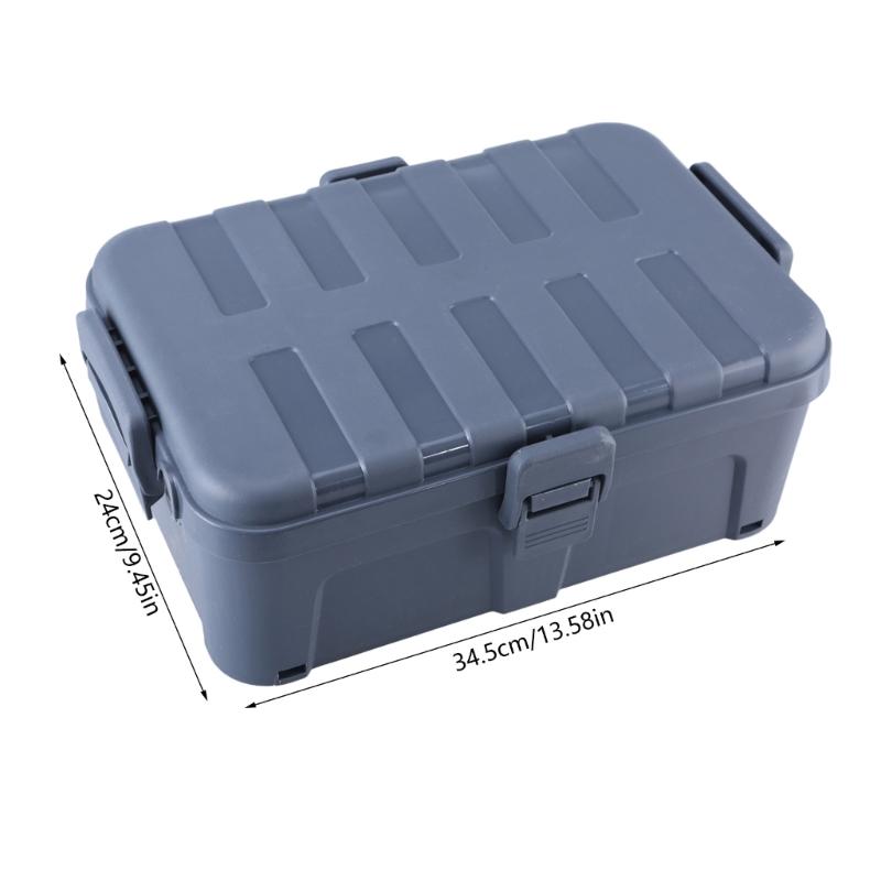 Outdoor Power Connection Box with Clear Lid Weatherproof Outdoor Cable Safety Box Portable Box for Timers & Plugs