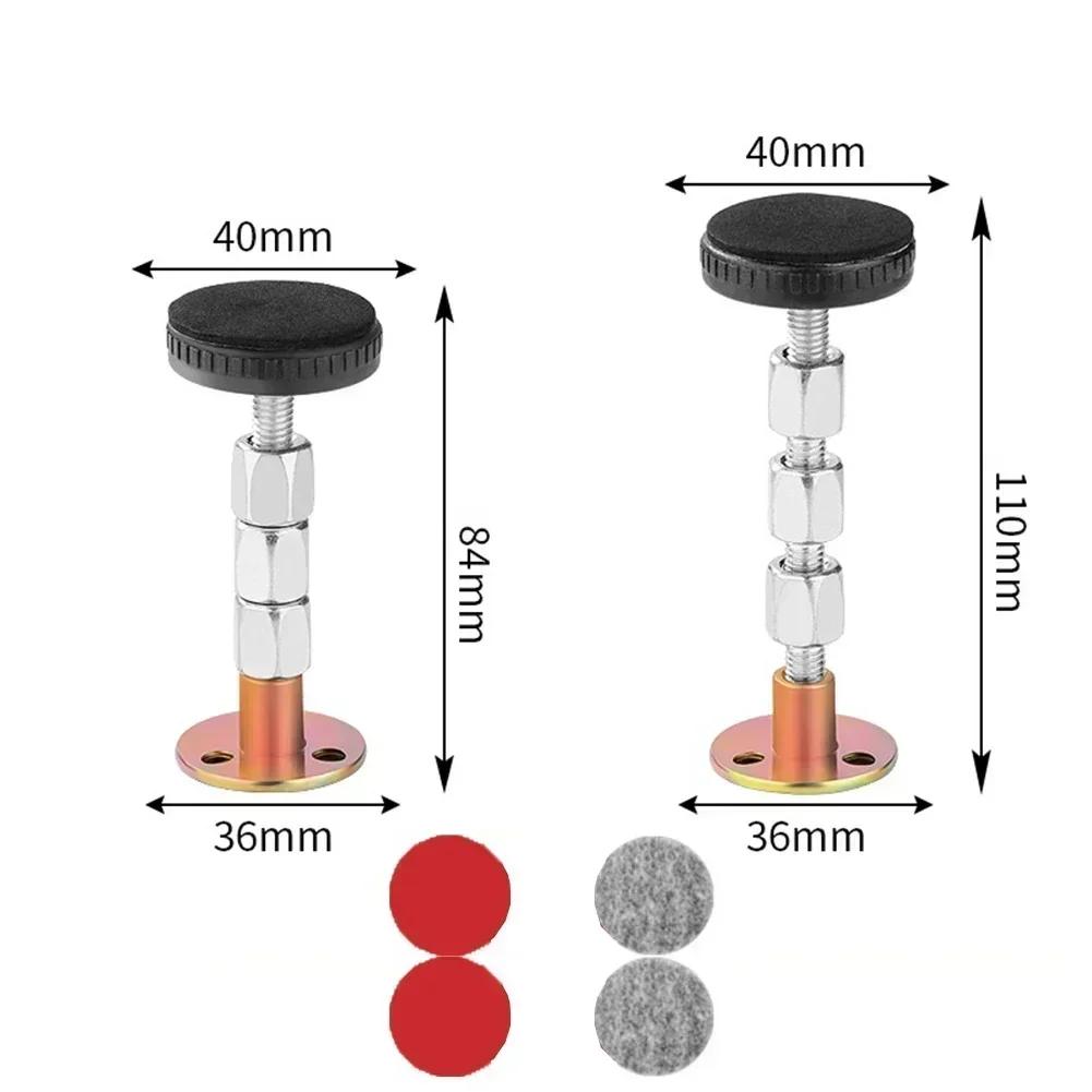 2PCS Bed Frame Anti-Shake Tool Headboard Stoppers Adjustable Support Hardware Fasteners Self-adhesive Headboard Stabilizer