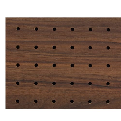 Hikari Woody Board, Perforated Board, 600x300x5.5mm, Dark Brown, 25mm Hole Pitch, PGMBD36-4