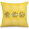 Summer Sunflower Pillow Case Linen Print Sun Flower Home Sofa Pillow Plant Flower Pillow