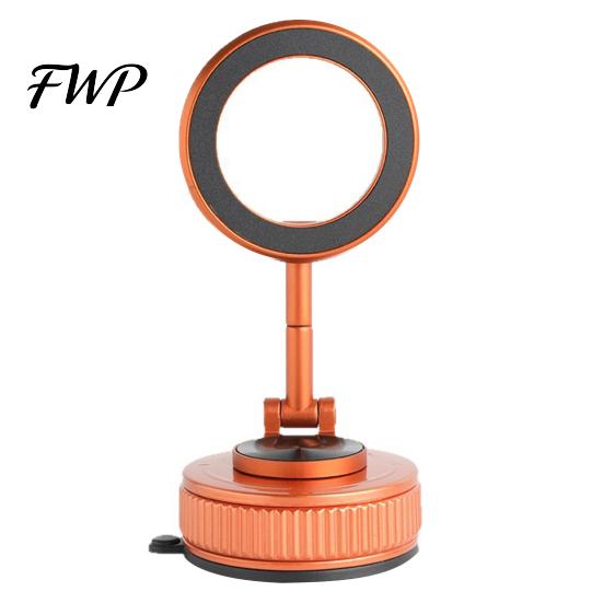 Magnetic Phone Holder Vacuum Car 360 Degrees Adjustable Portable Stand Suction Cup Mount Universal Cell