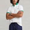 Polo Ralph Lauren SS22 Fitted Mesh Short Sleeve Polo Shirt Men tops White RL14819-100