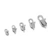 10Pcs Stainless Steel Rectangle Lobster Clasps Necklace Hooks Bracelets Connector Findings DIY Chains Jewelry Making Supplies