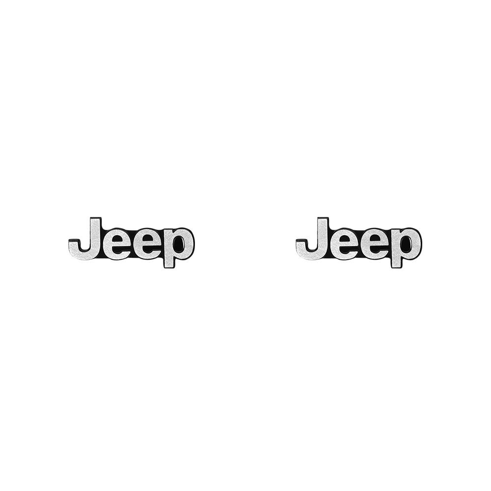2/4PCS Car Audio Sticker 3D Metal Auto Badge Decal Decoration Accessories For Jeep Renegade Wrangler Compass Cherokee JK Rubicon