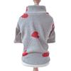 Love Print Turtleneck Dog Sweatshirt, Dog Winter Warm Clothes for Small Dogs Boy Girl, Pet Pullover Jumper, Cat Apparel