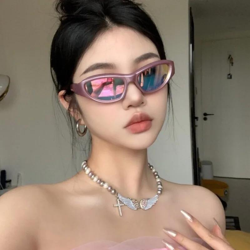 Trend Sunglasses Women Man Cycling Outdoor Sports Vintage Hip Hop Punk UV400