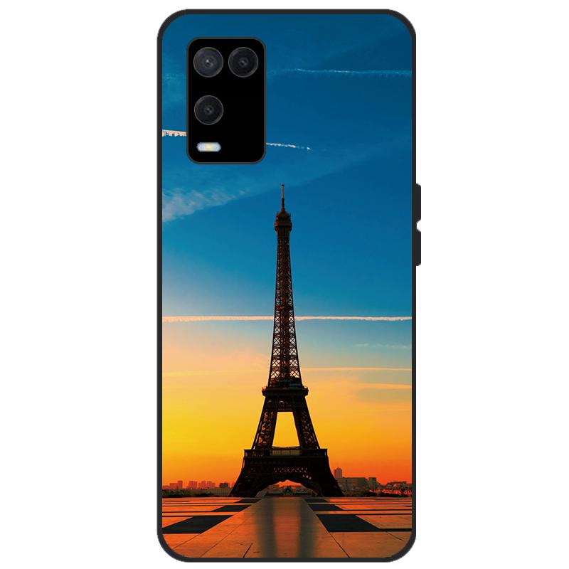 For OPPO A54 Case Back Phone Cover For OPPO A54 5G 4G Case CPH2239 CPH2195 OPPOA54 A 54 Bumper Silicon Soft Coque black tpu case