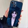 Hot E-ATEEZ Kpop Phone Case For iPhone 16,15,14,13,12,17,Pro Max,Plus Silicone Black Case