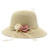 2020 Summer Parent-Child Straw Hat, Handmade Straw Visor Girl Flower Sun Hat