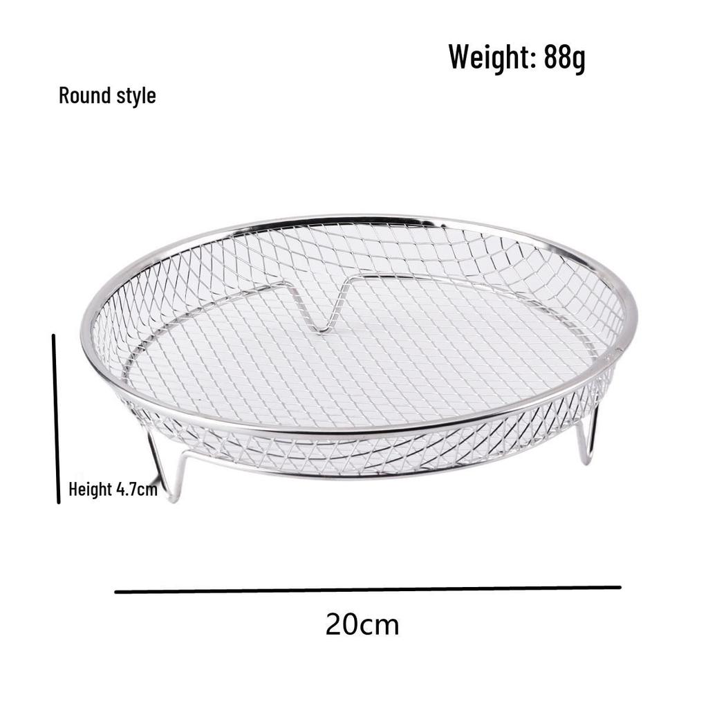 Professional Air Fryer Stainless Steel Stackable Dehydrating Rack 